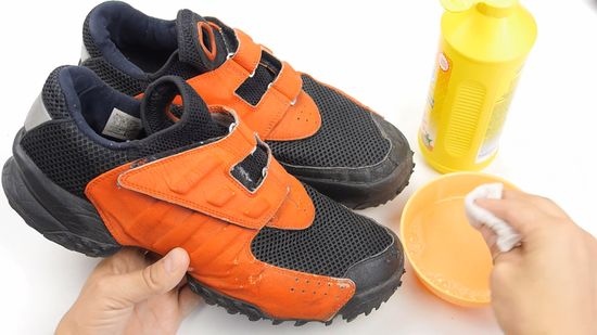 Clean your basketball shoes by hand